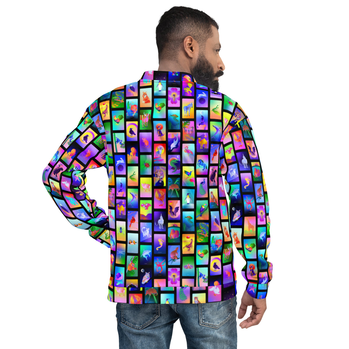 Cosmic Creatures Unisex Bomber Jacket