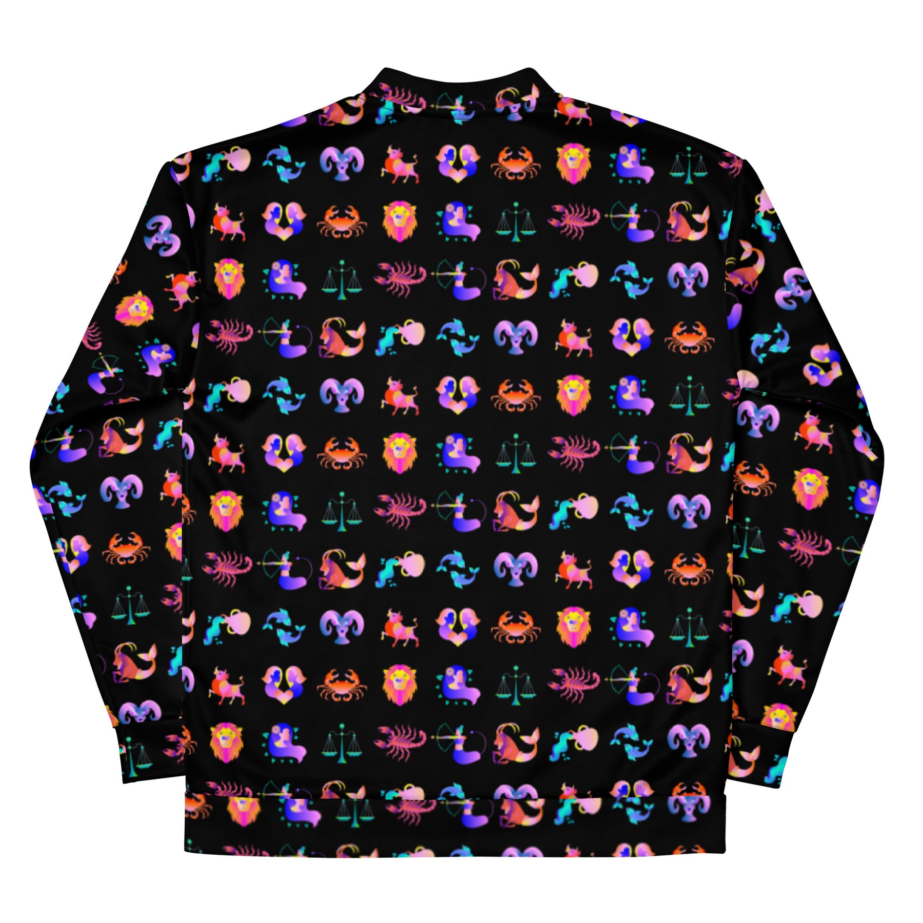 Zodiac Sign Illustration Bomber Jacket