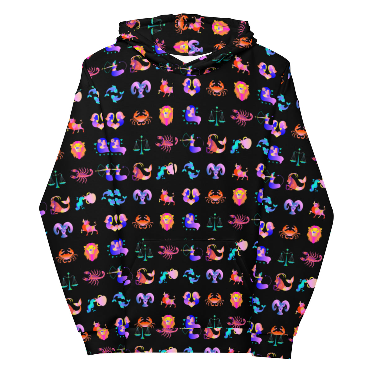 Zodiac Sign Illustration Hoodie
