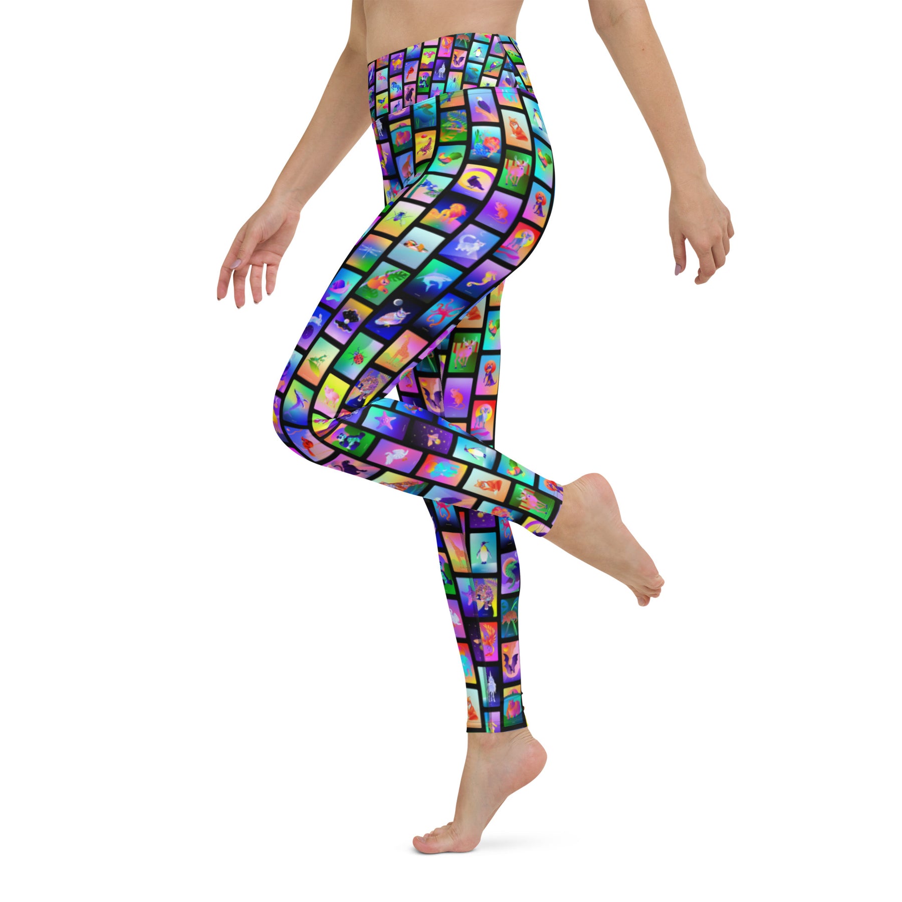 Cosmic Creatures Yoga Leggings