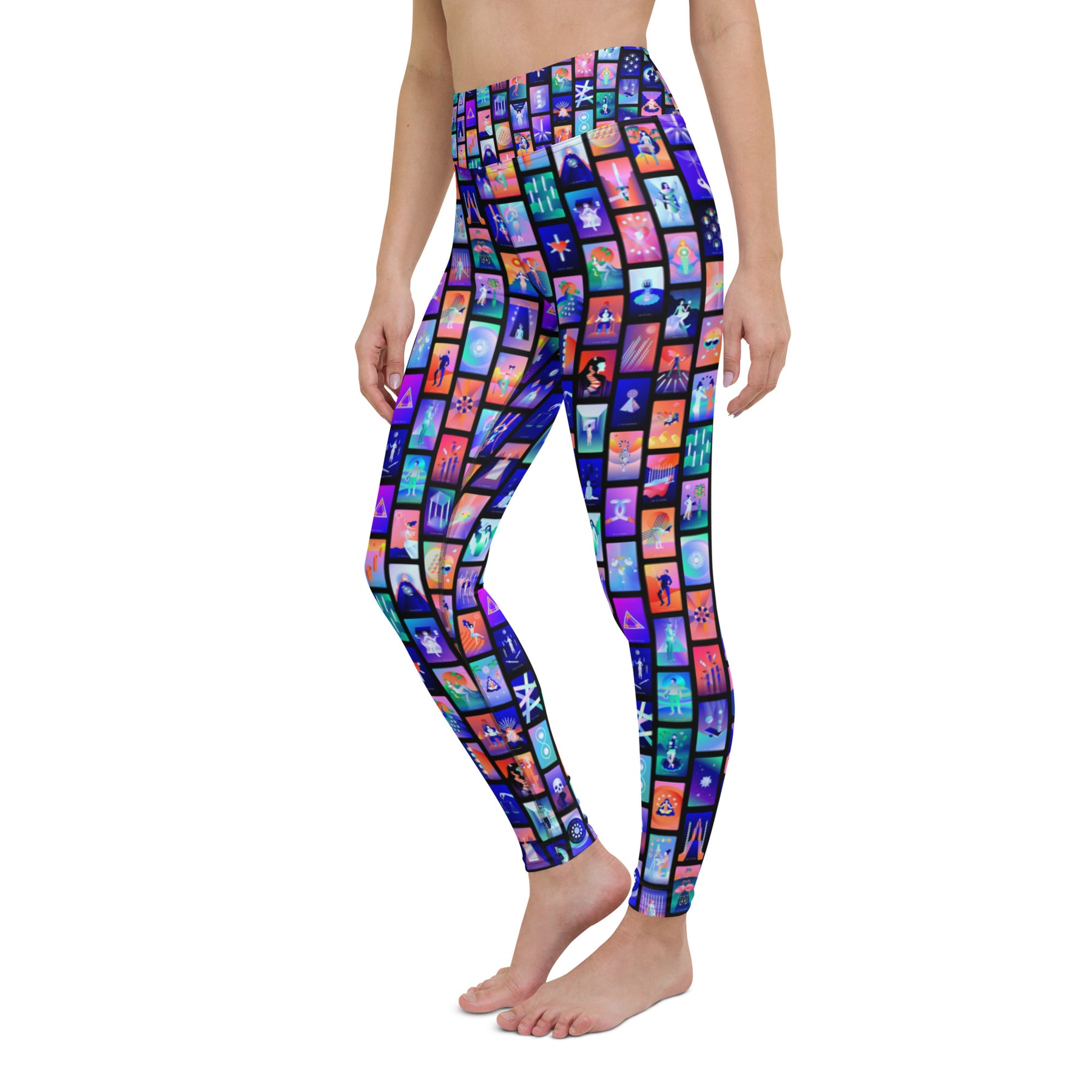 Tarot Yoga Leggings