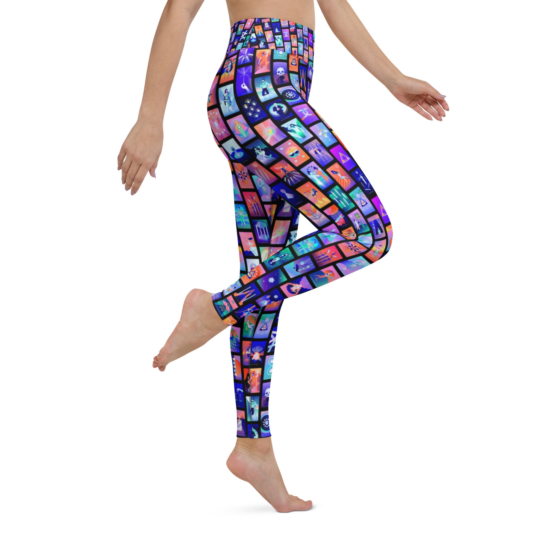 Tarot Yoga Leggings