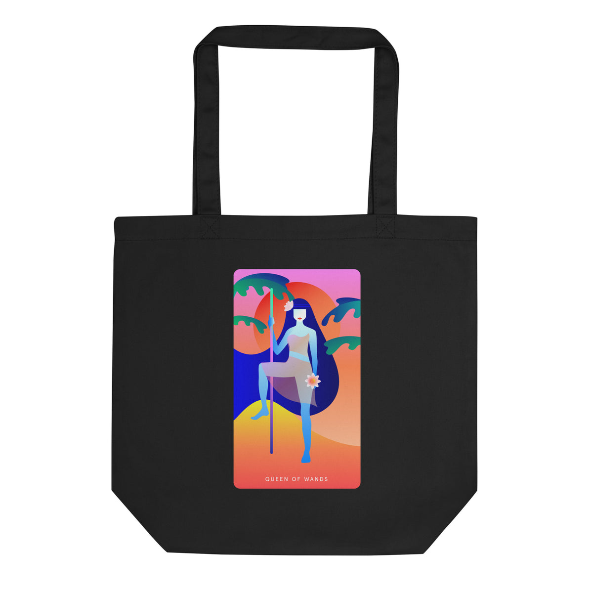 Queen of Wands Eco Tote Bag