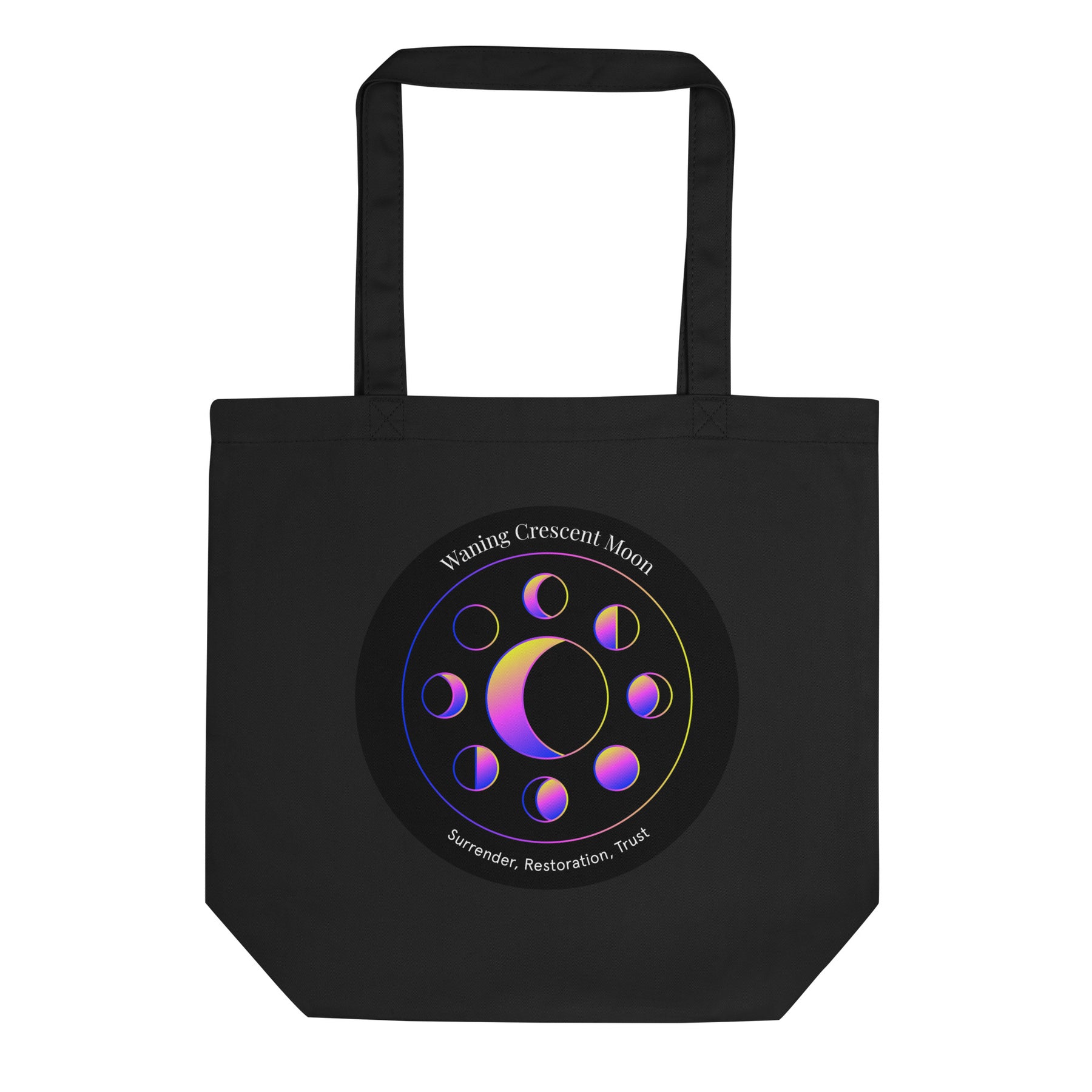Waning Crescent Moon Tote Bag