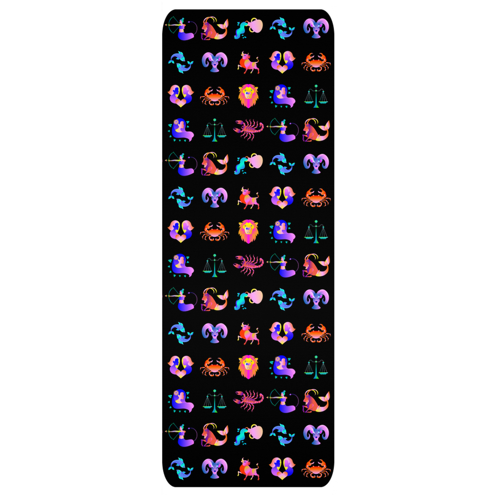 Zodiac Sign Illustration Yoga Mat