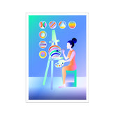 Eight of Pentacles Print