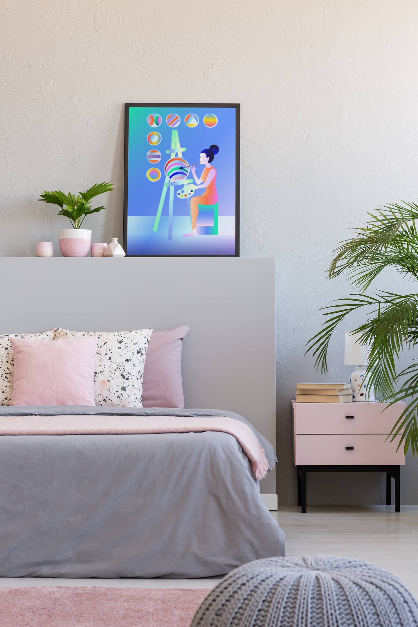 Eight of Pentacles Print