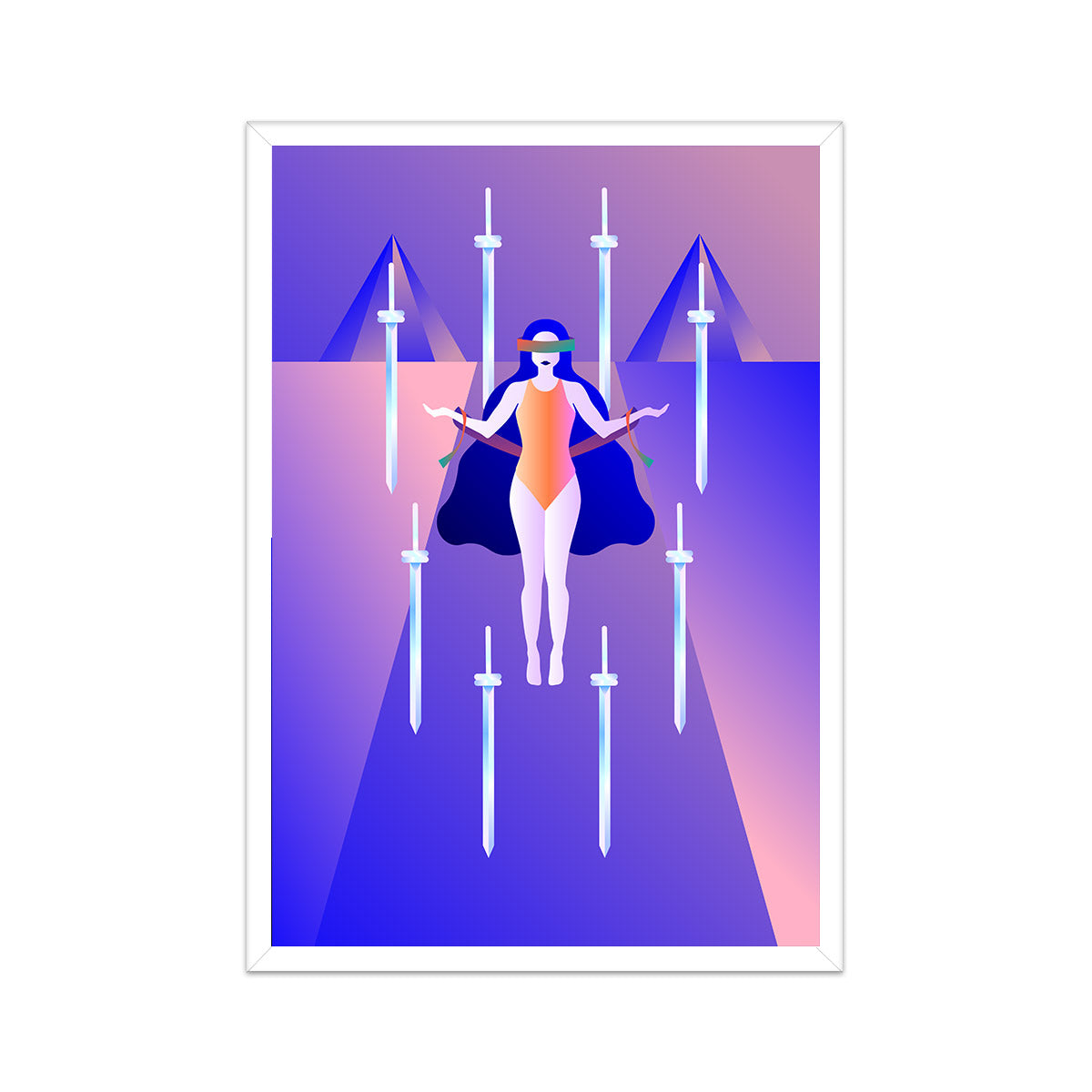 Eight of Swords Print