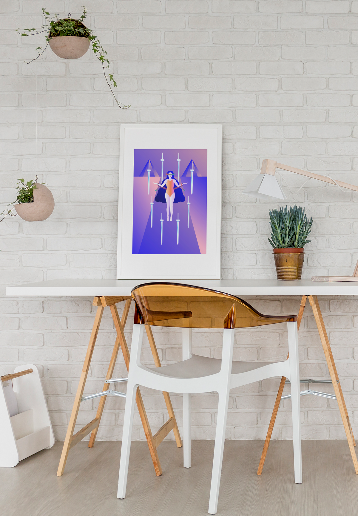 Eight of Swords Print