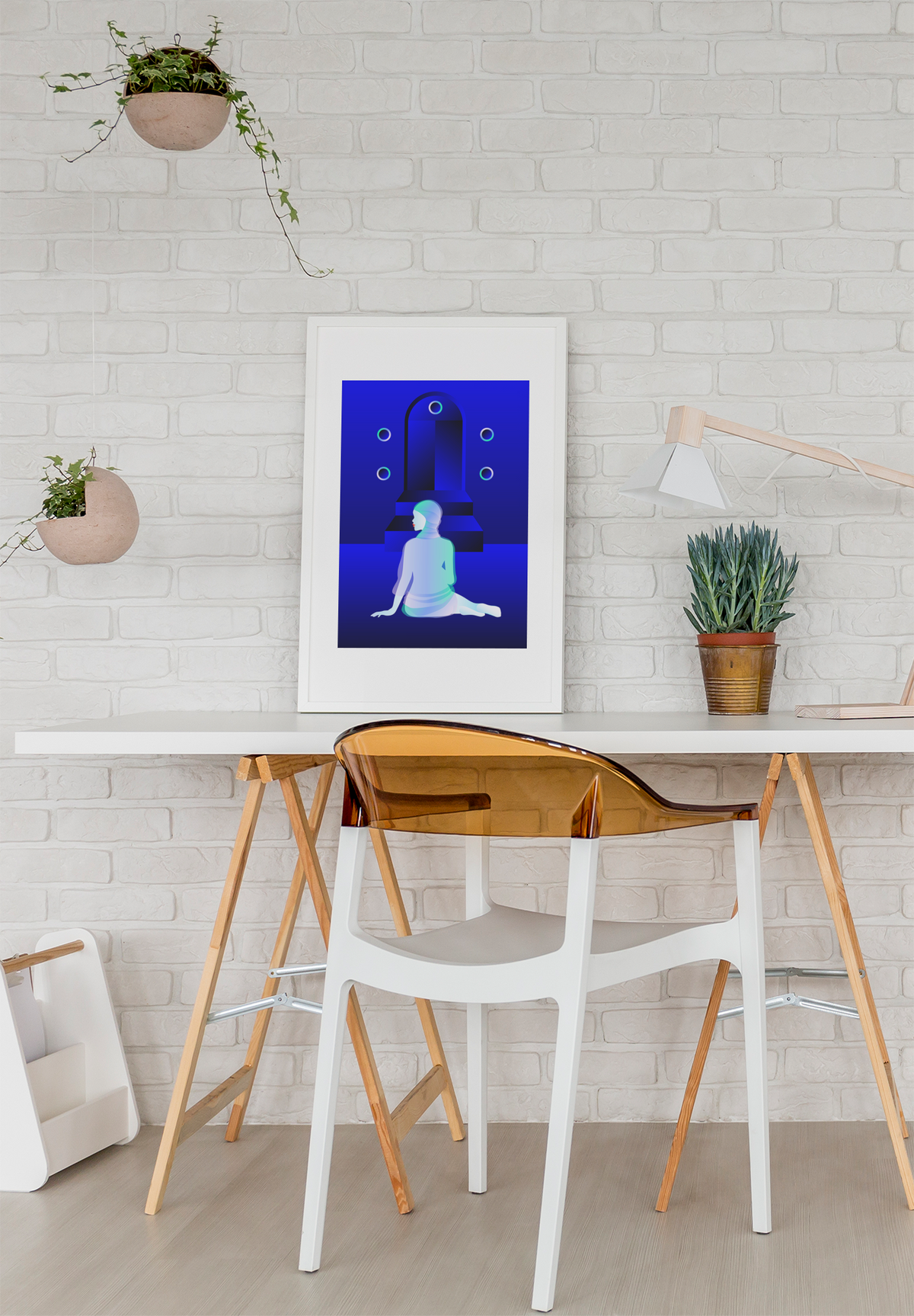 Five of Pentacles Print