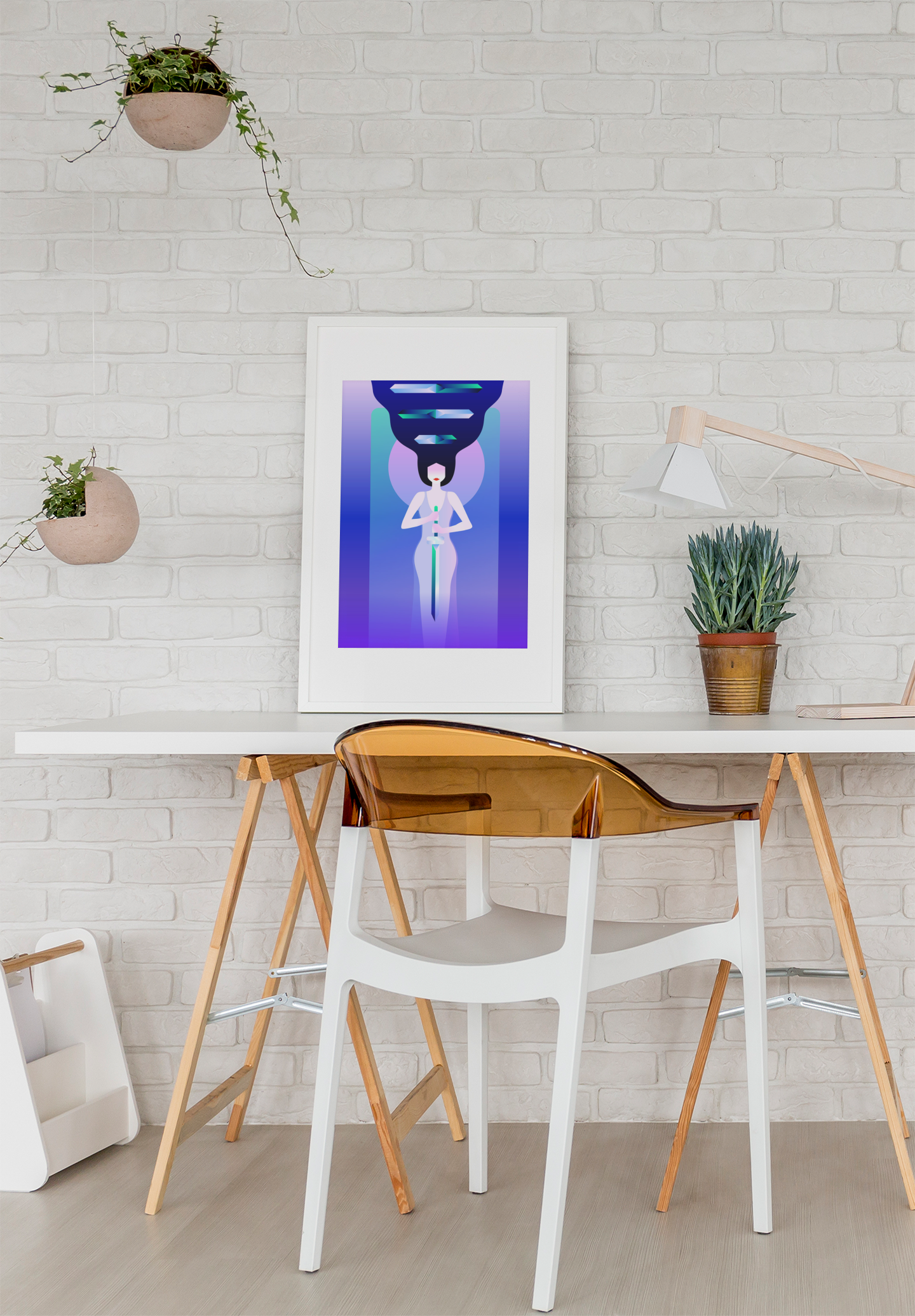 Four of Swords Print