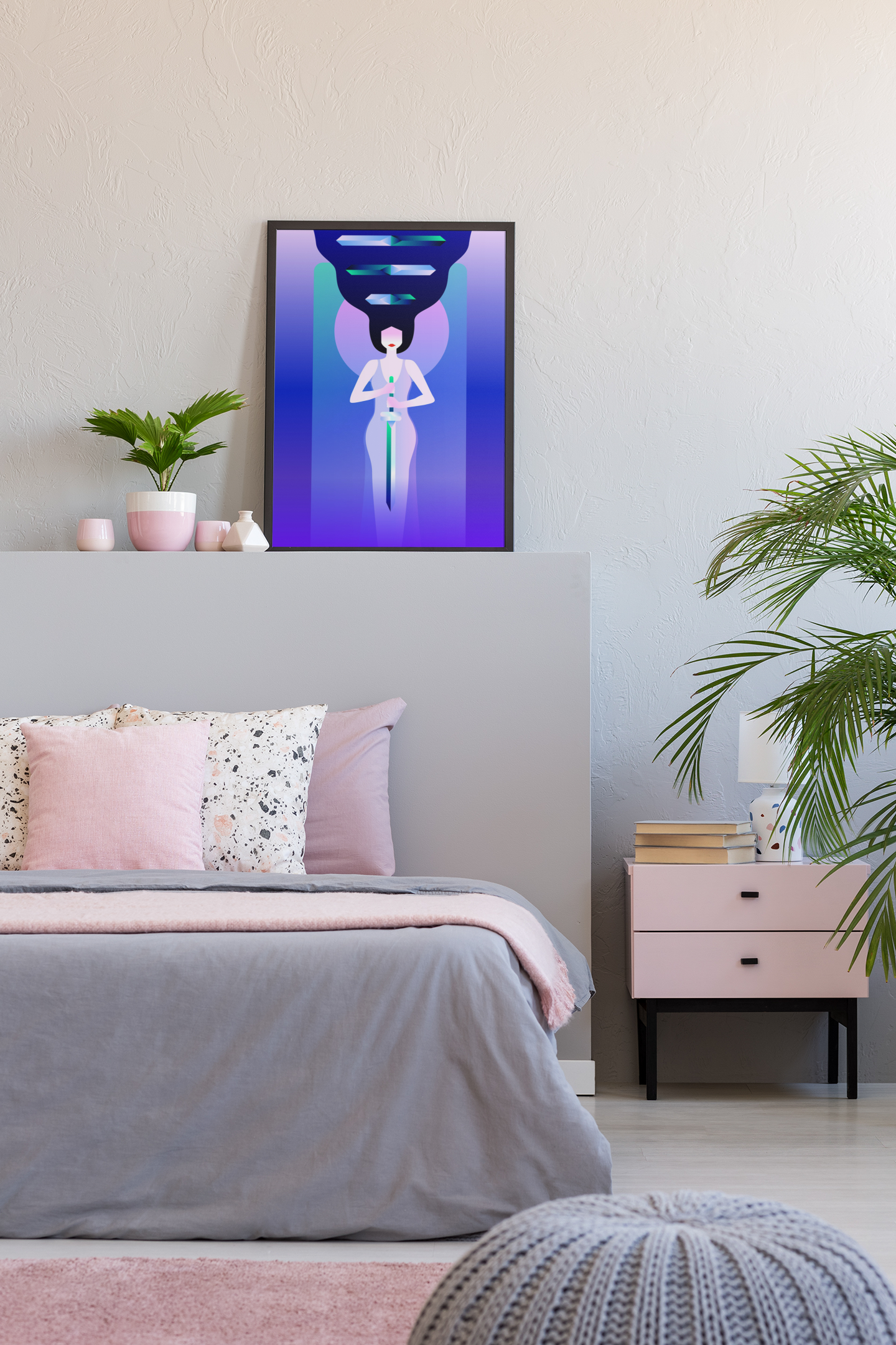 Four of Swords Print