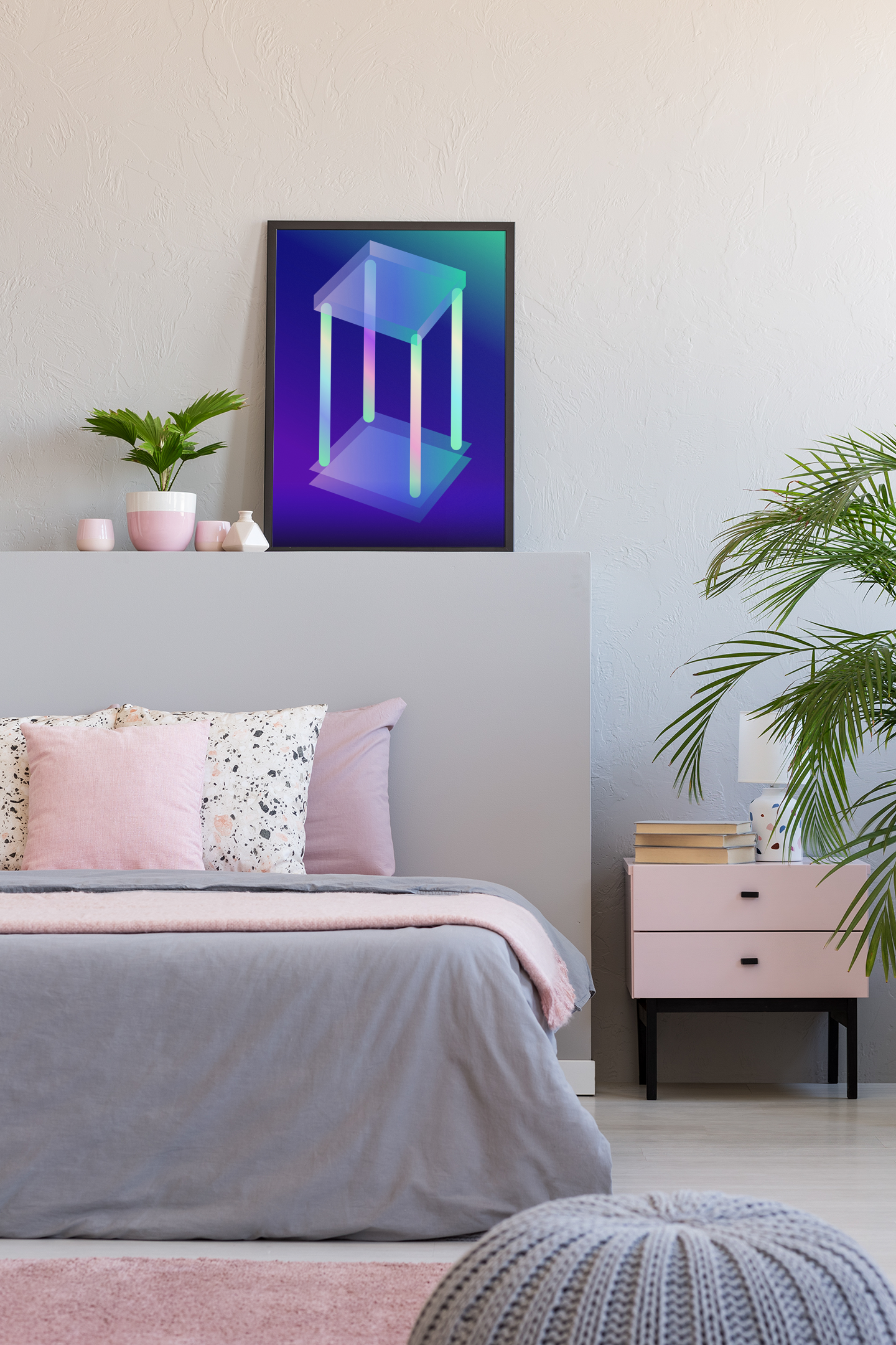 Four of Wands Print