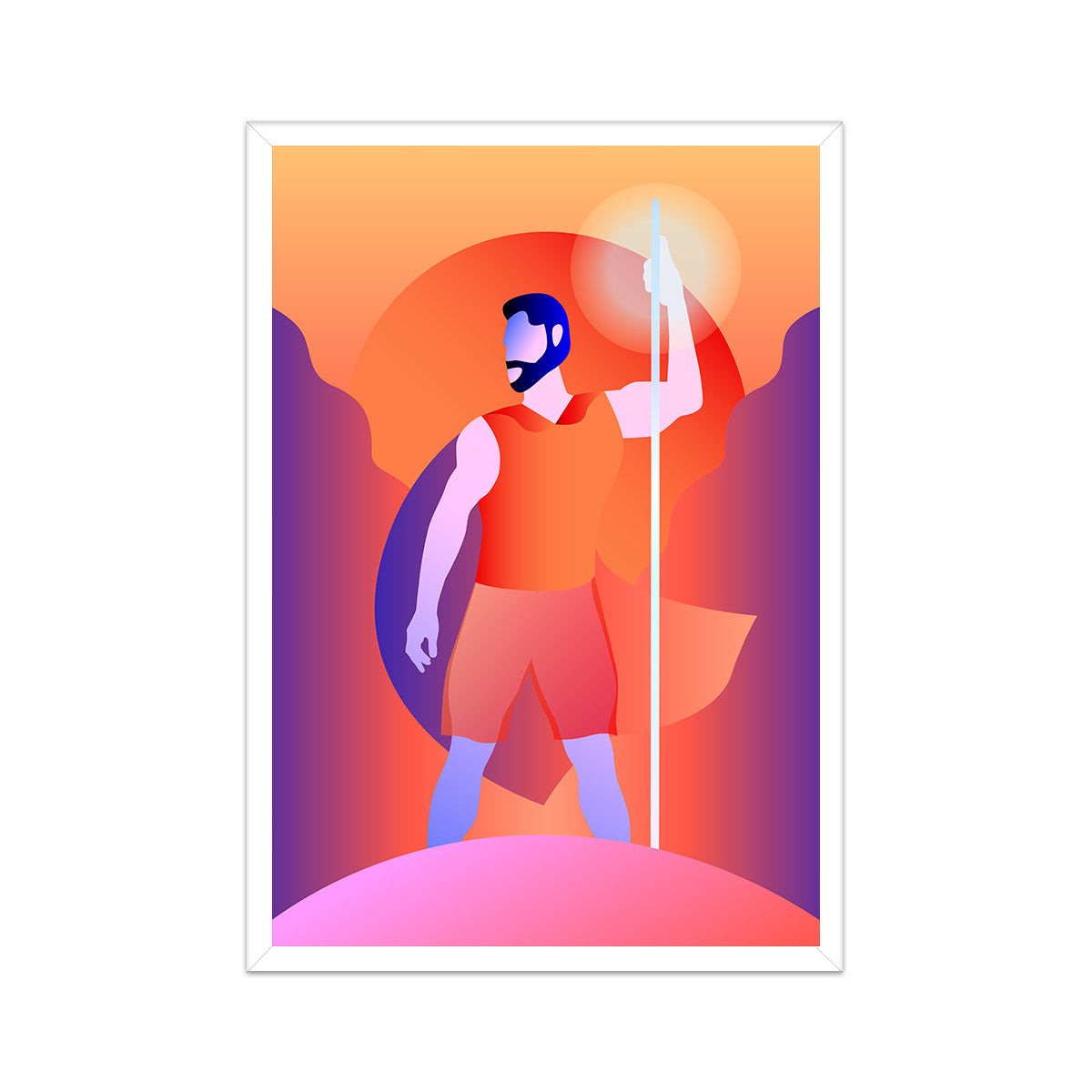 King of Wands Print