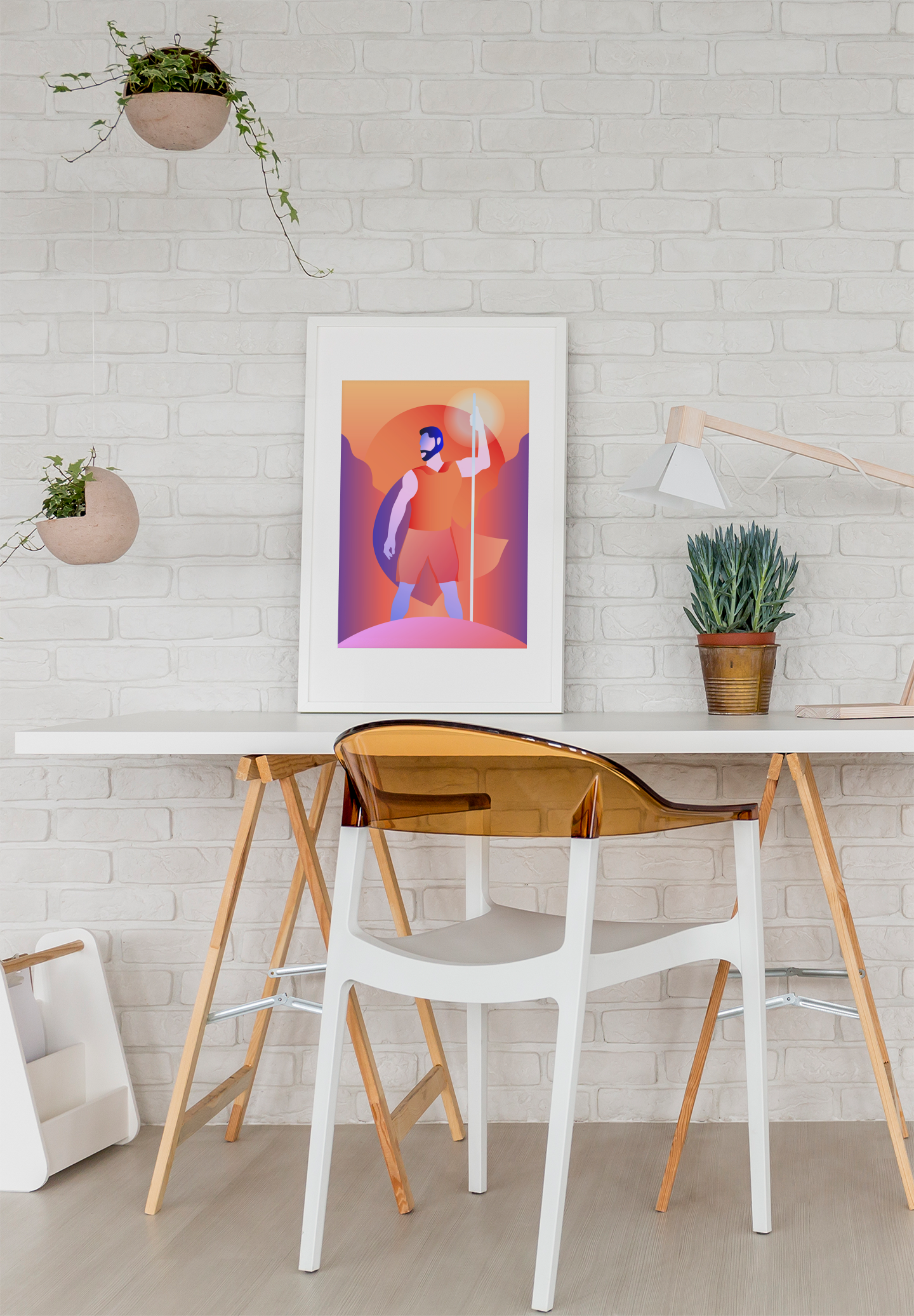 King of Wands Print