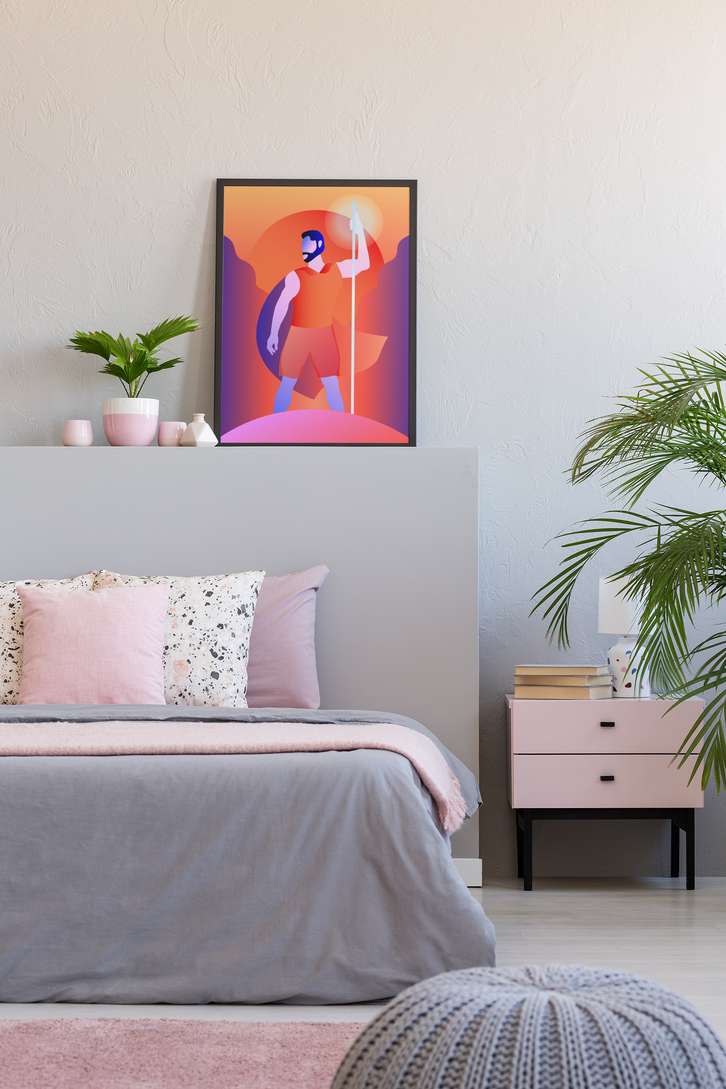 King of Wands Print