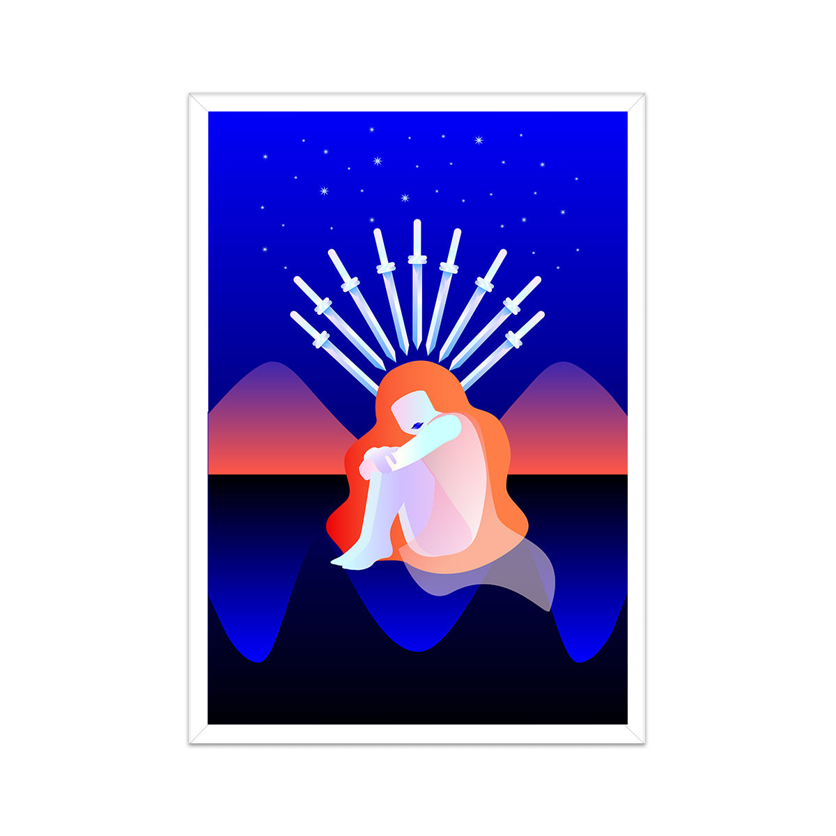 Nine of Swords Print