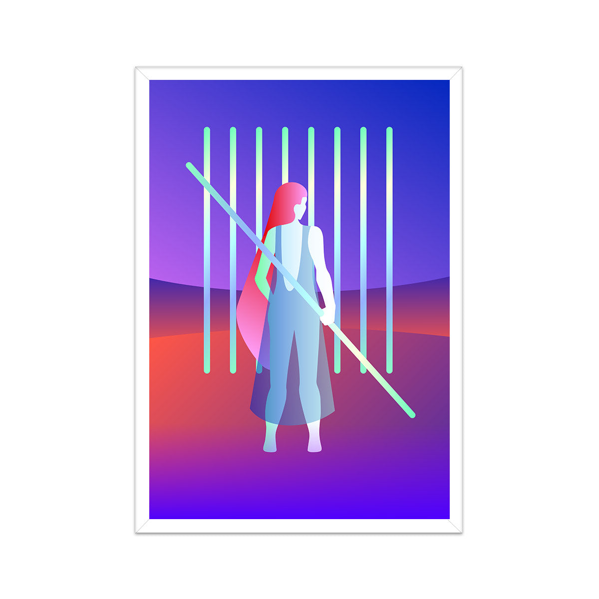 Nine of Wands Print