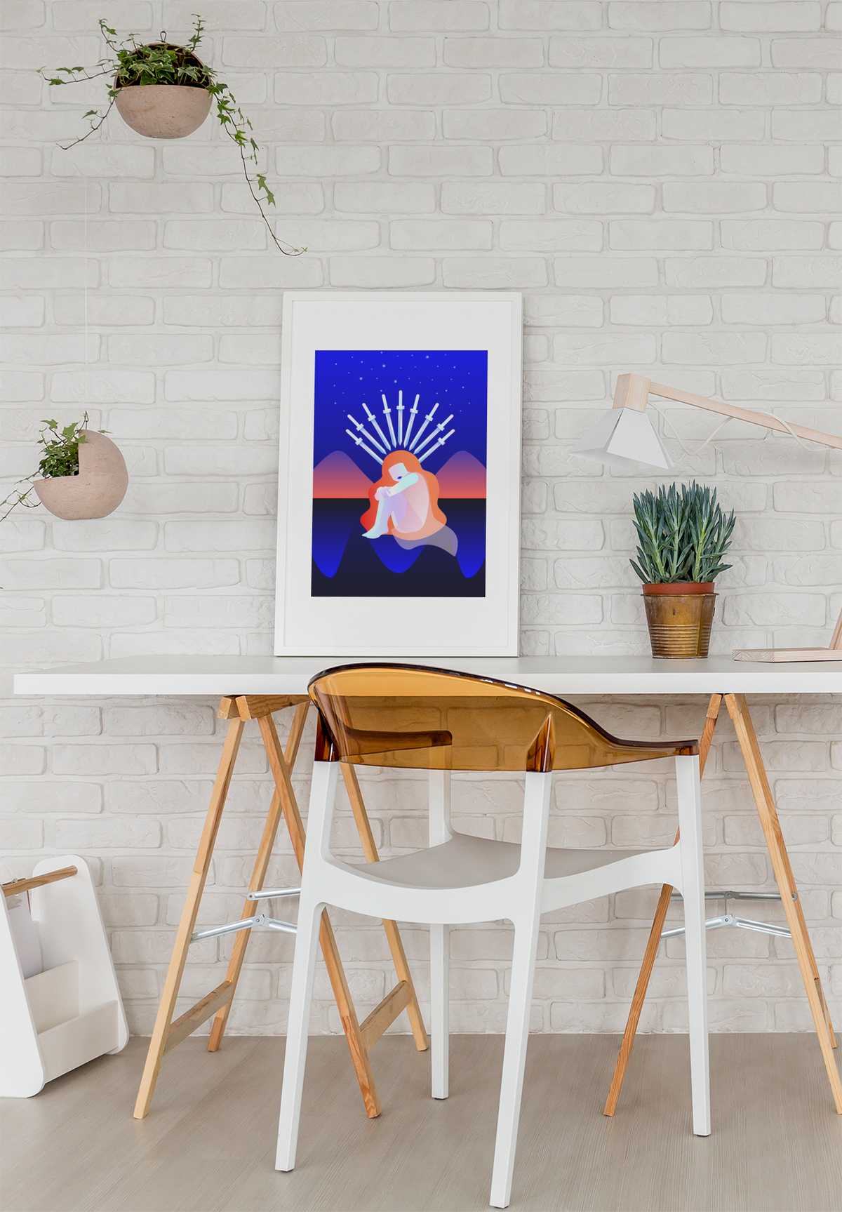 Nine of Swords Print