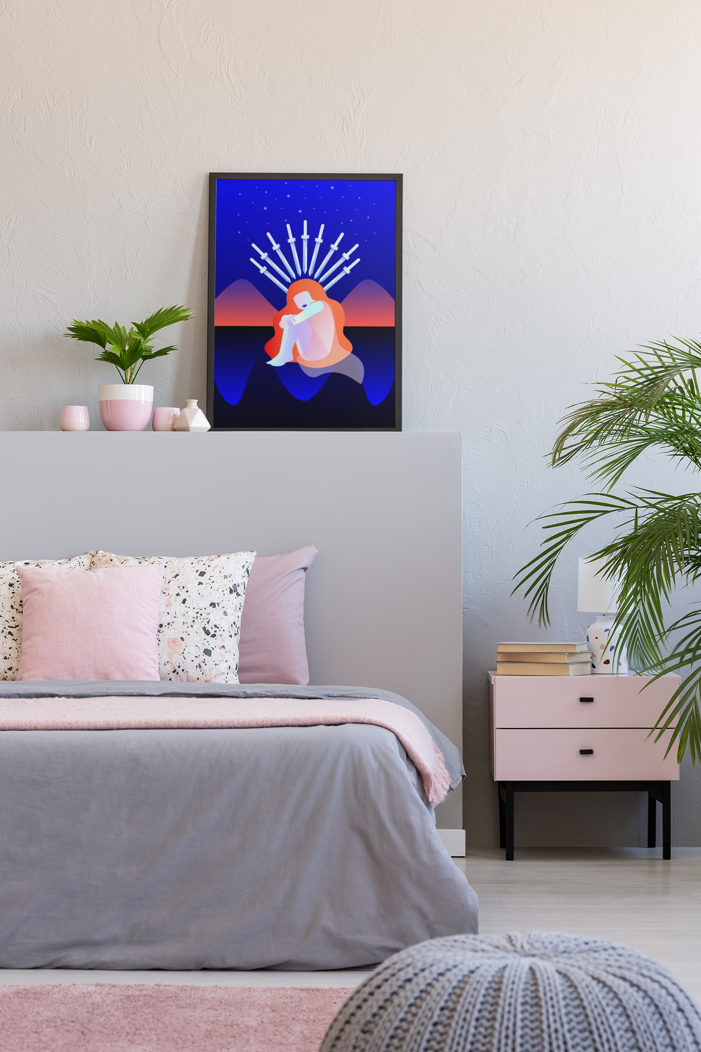Nine of Swords Print