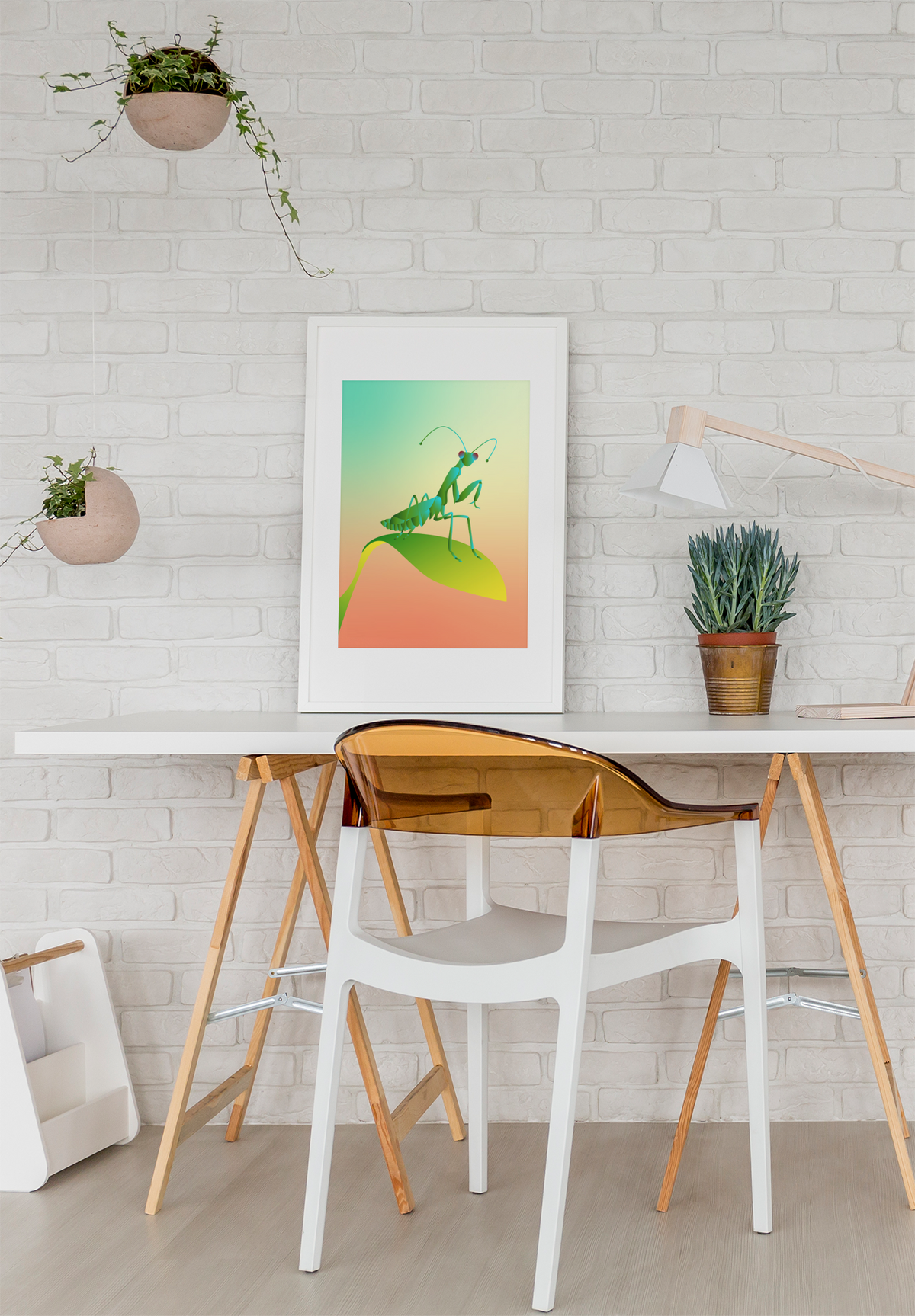 Praying Mantis Print