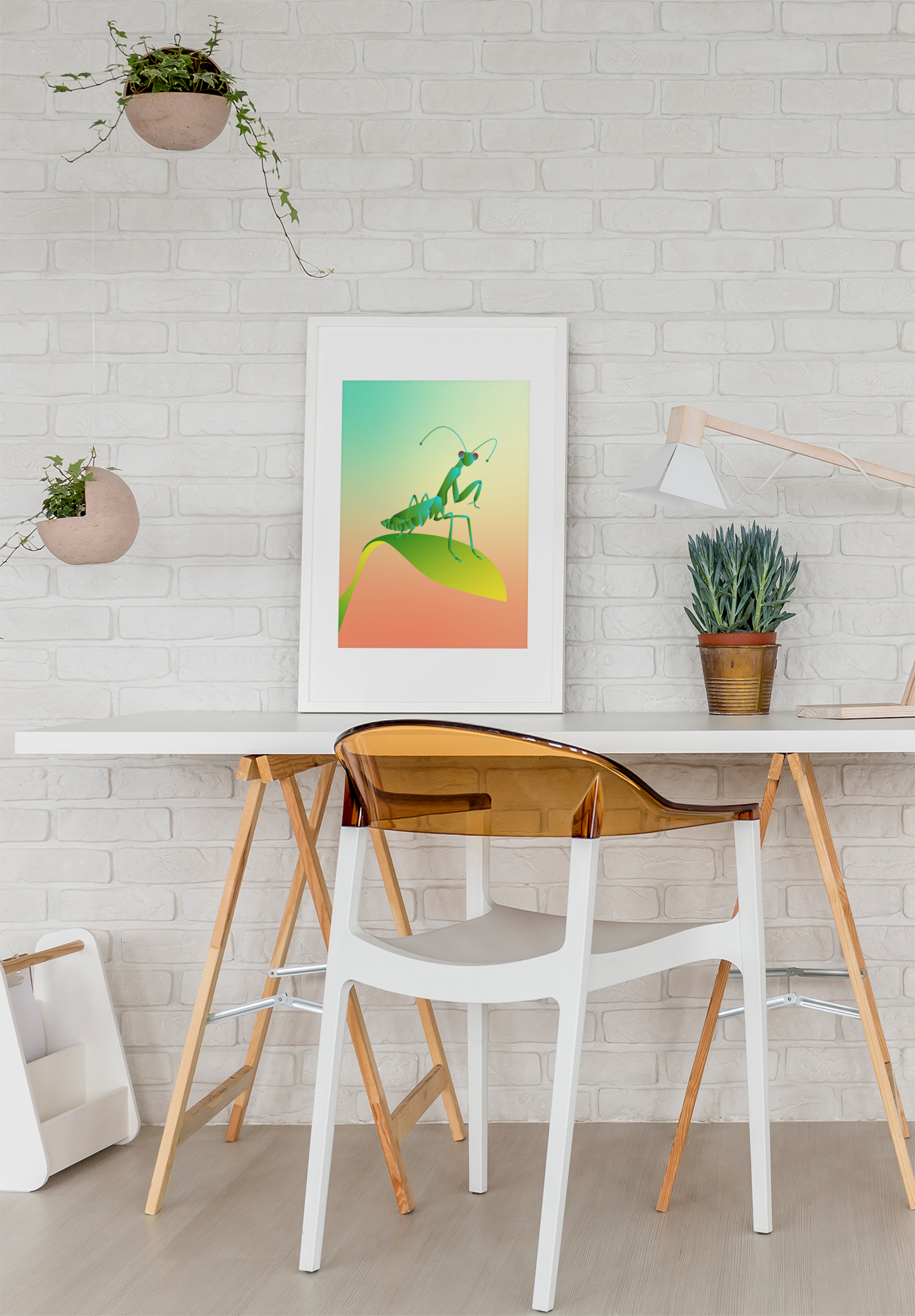Praying Mantis Print