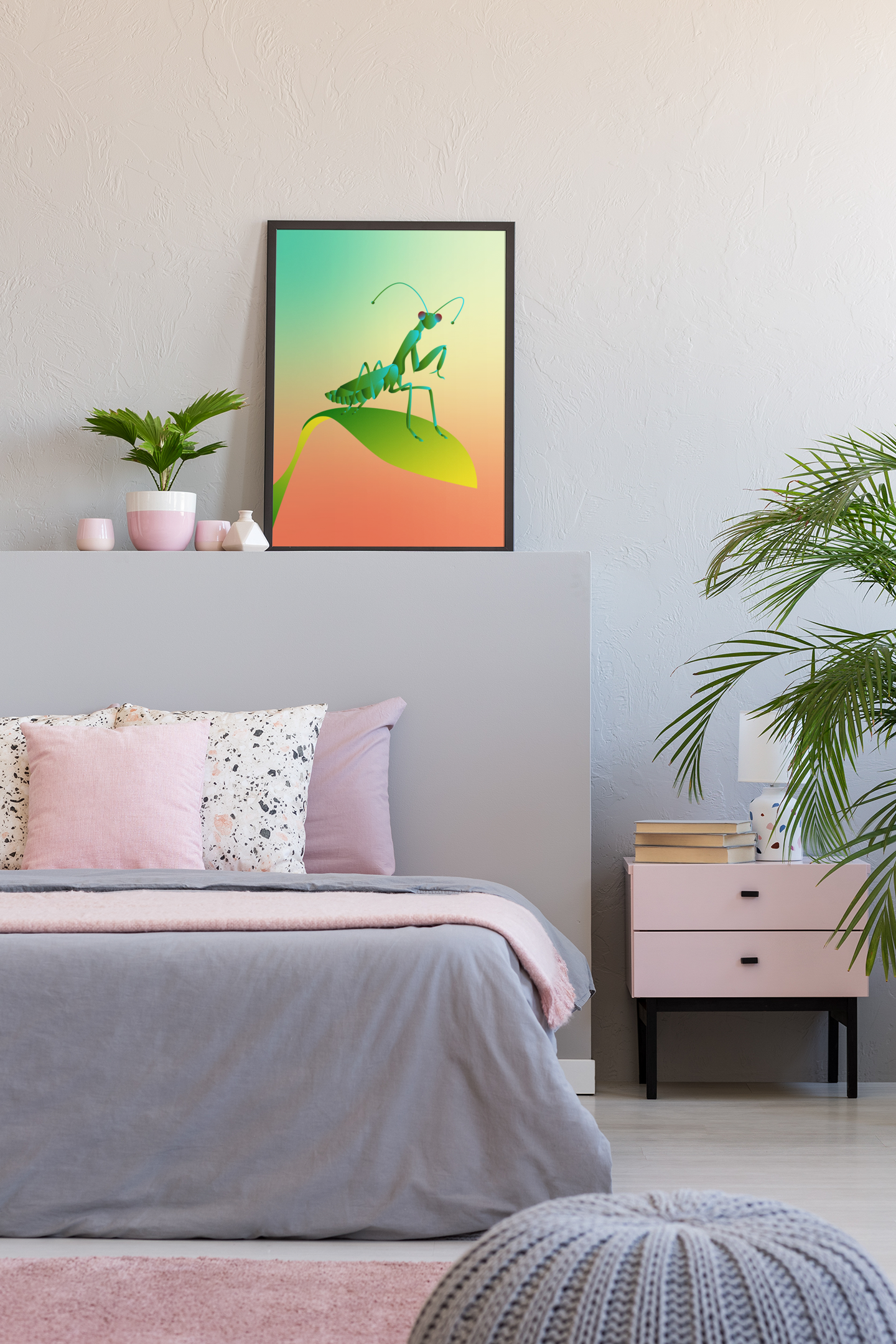 Praying Mantis Print