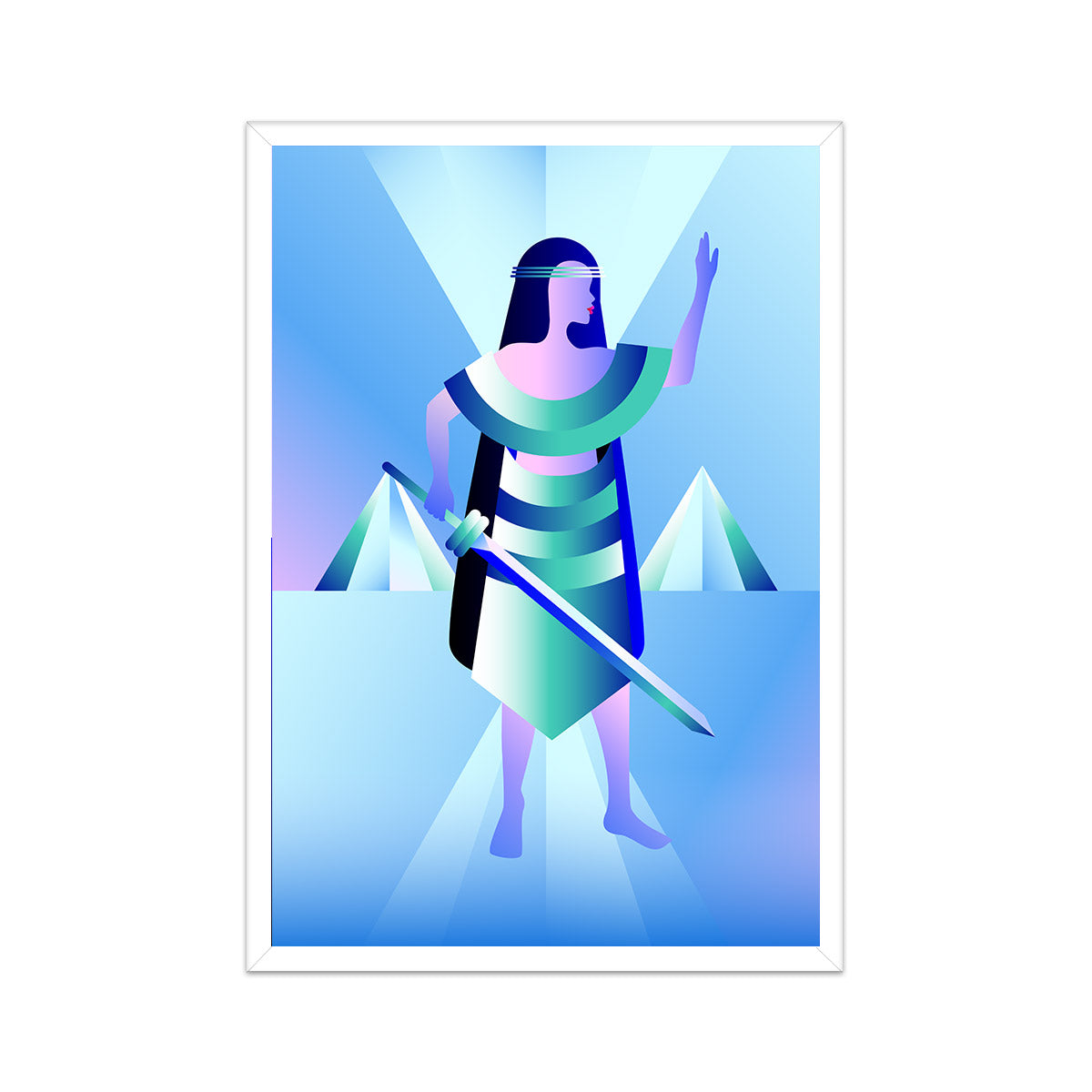 Queen of Swords Print