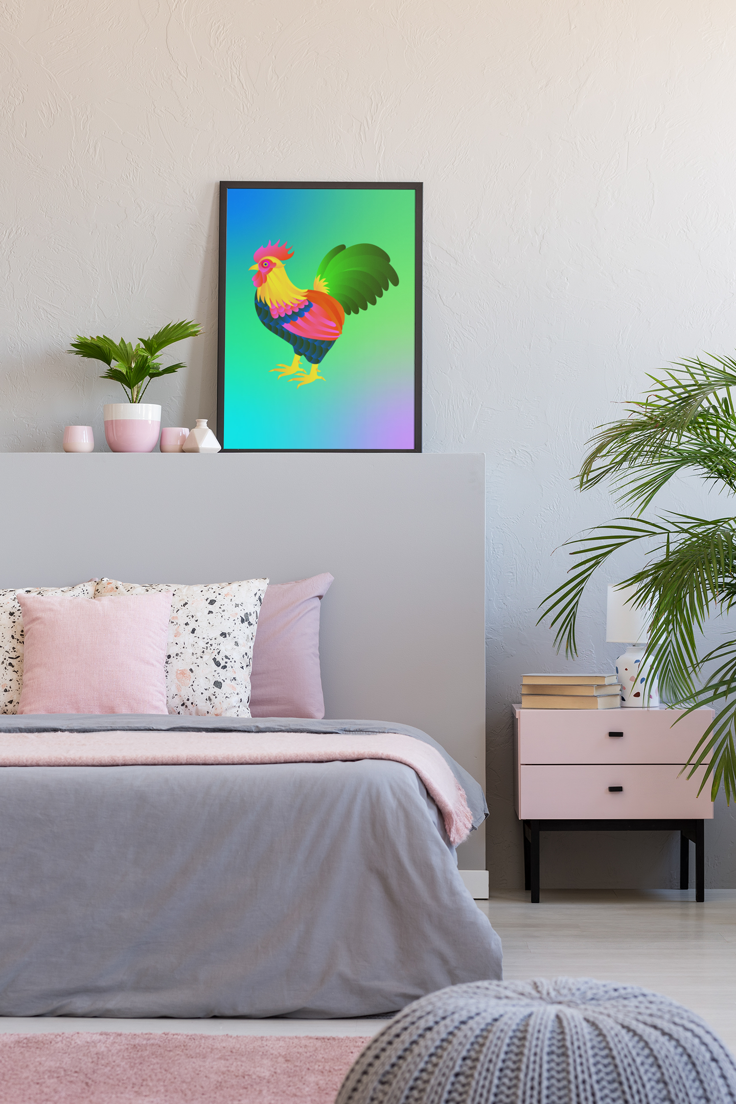 Rooster Print