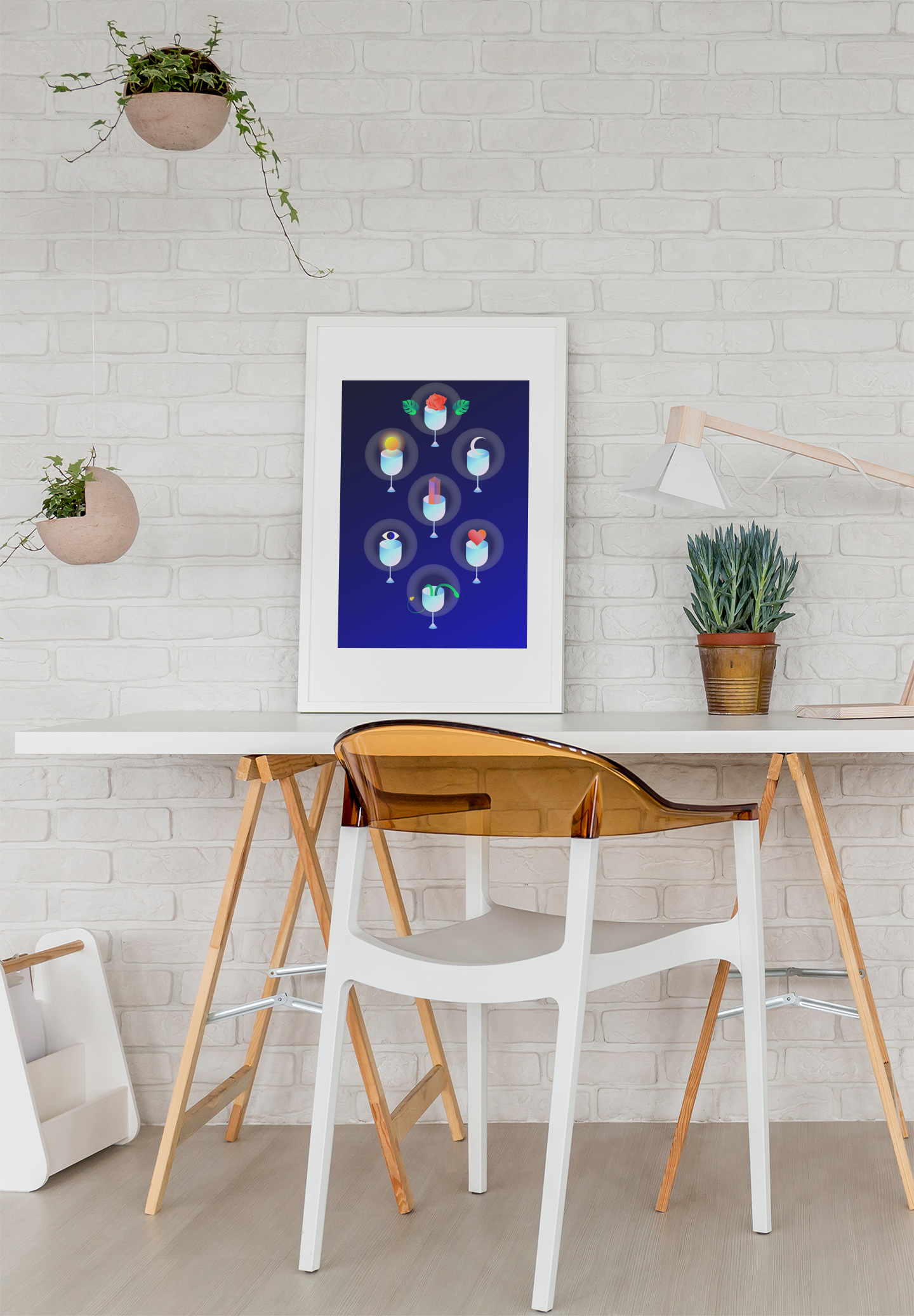 Seven of Cups Print