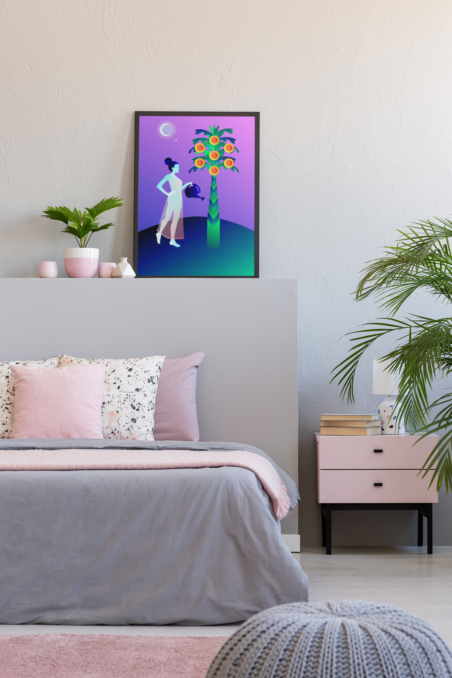 Seven of Pentacles Print