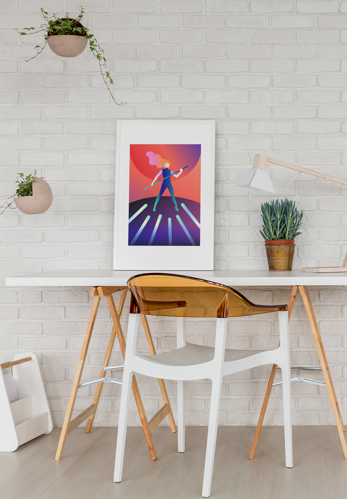 Seven of Wands Print