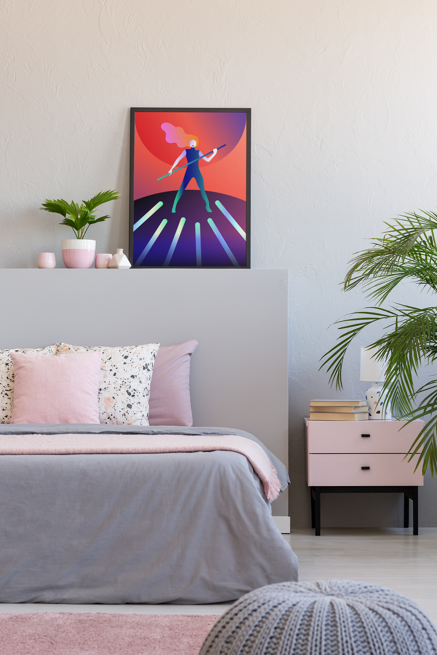 Seven of Wands Print