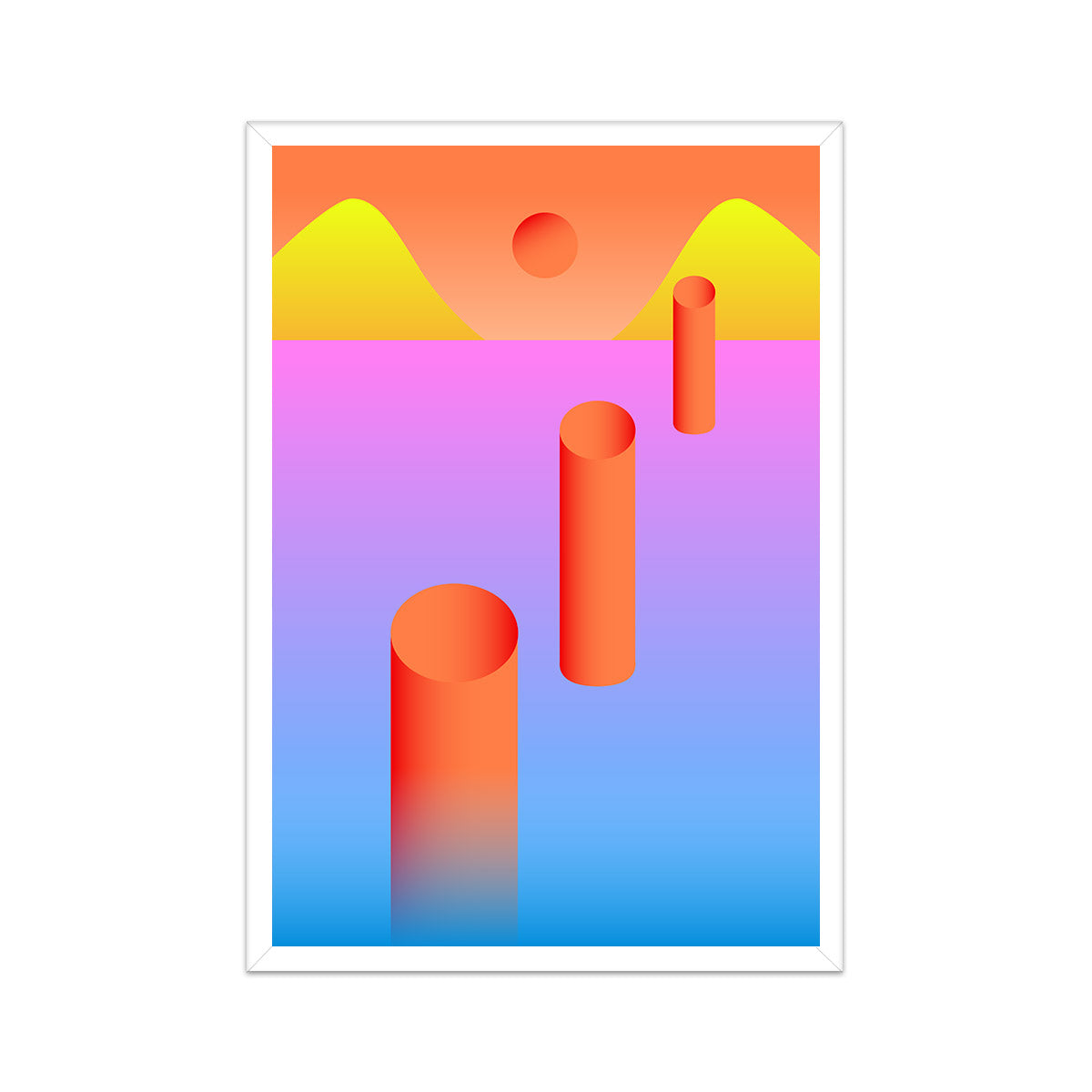 Three of Wands Print