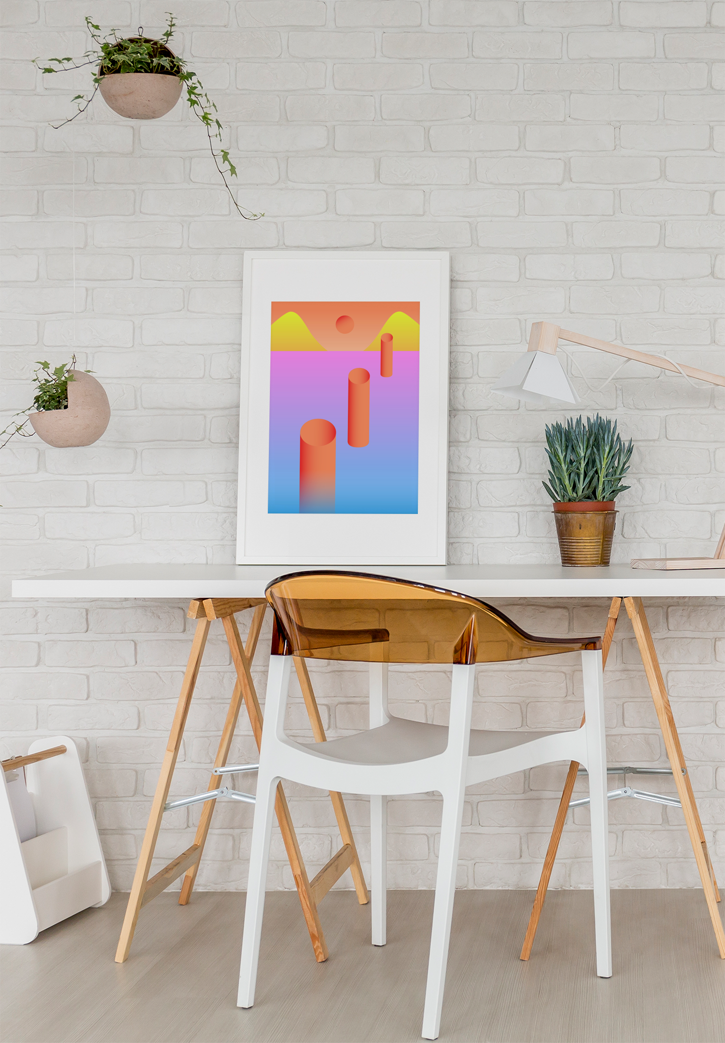 Three of Wands Print