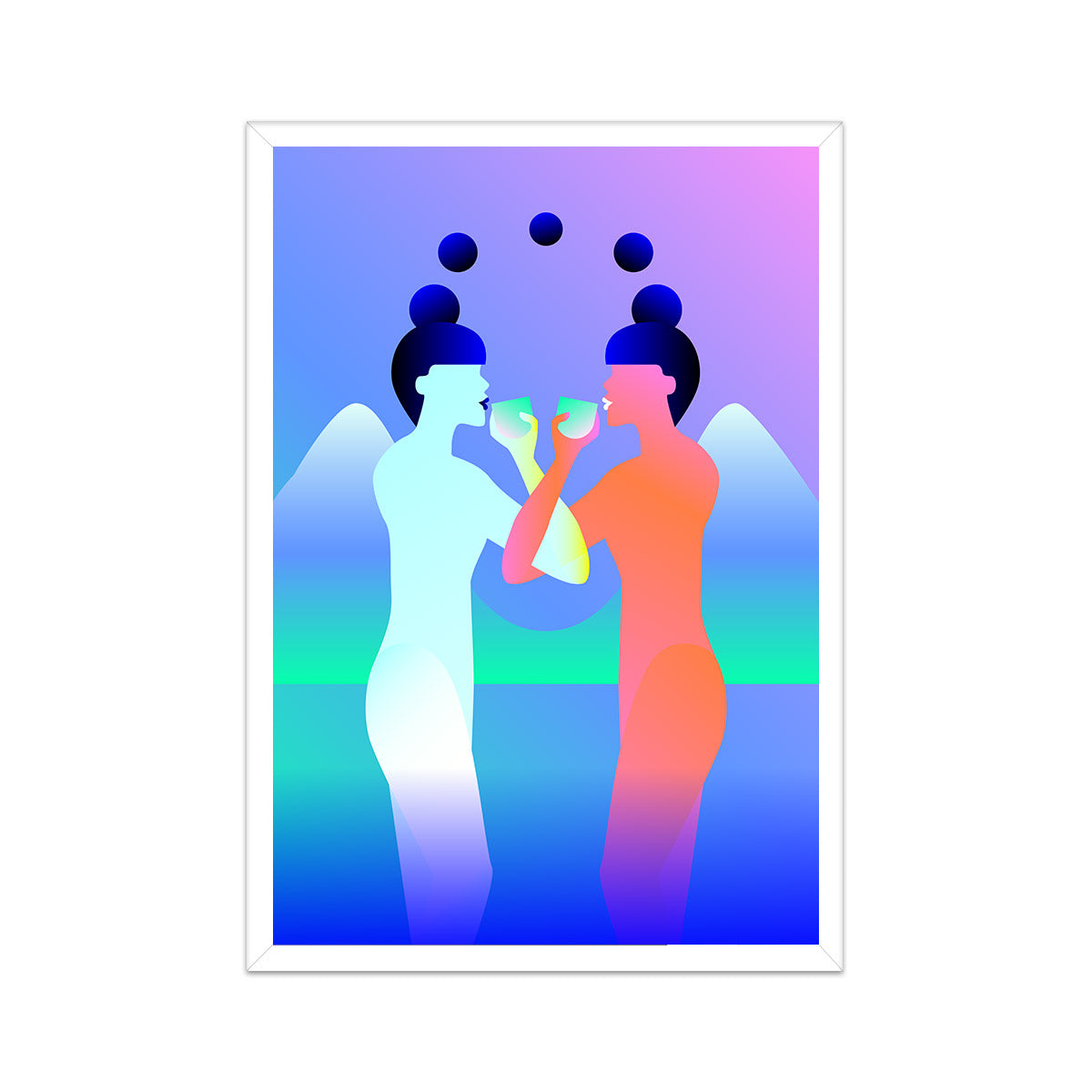 Two of Cups Print