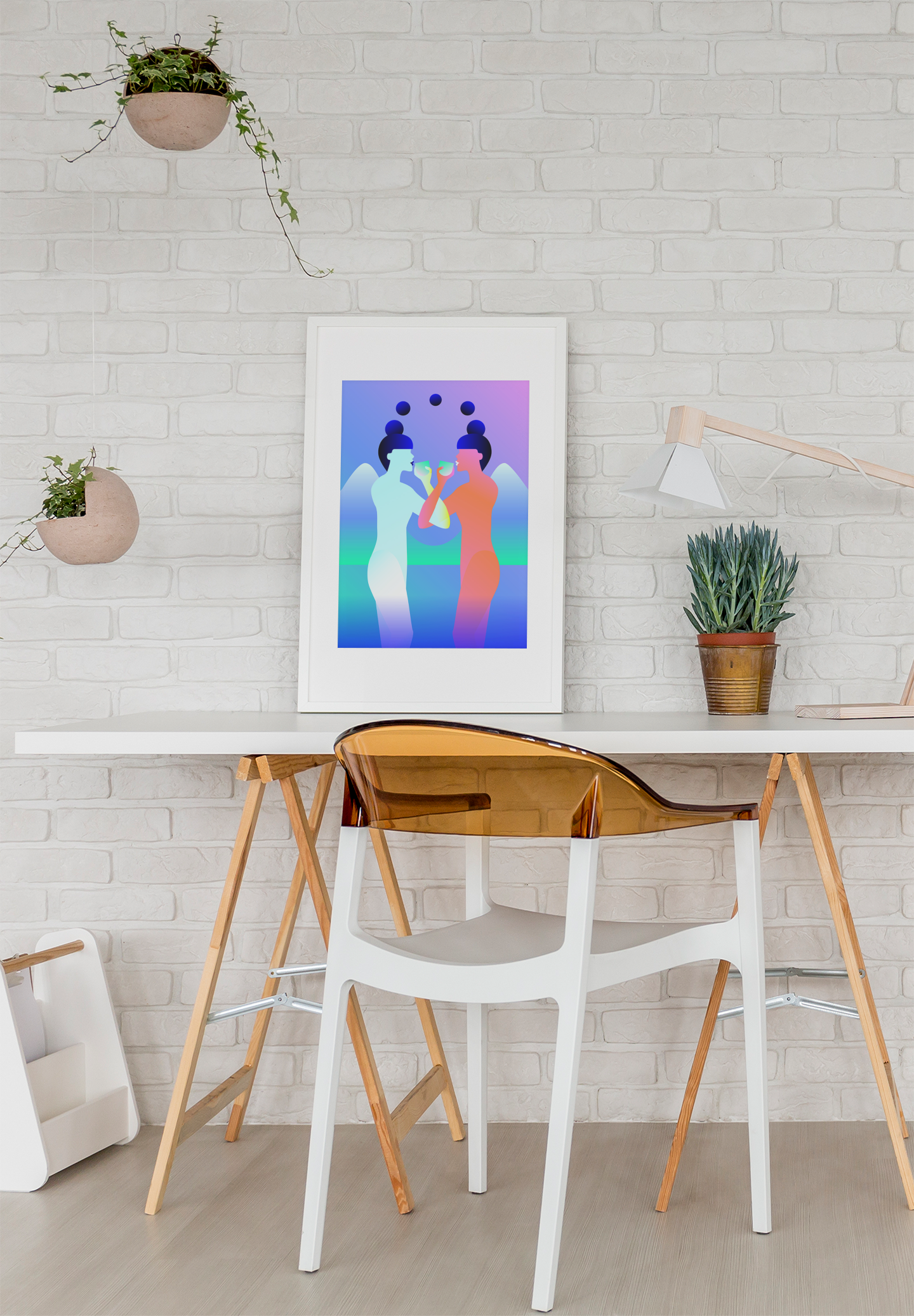 Two of Cups Print