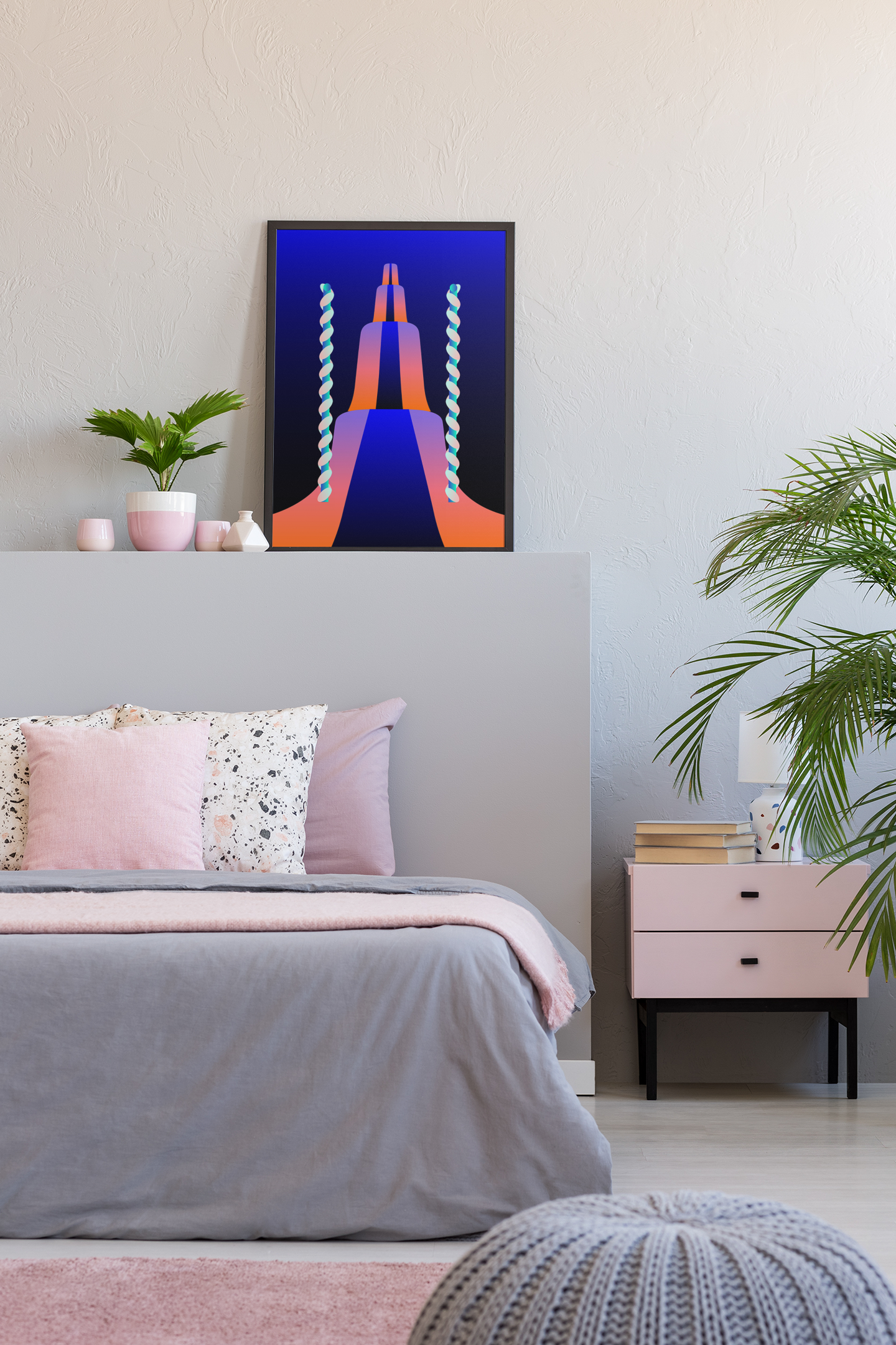 Two of Wands Print