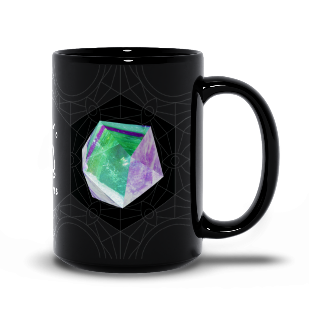 Fluorite Black Mug