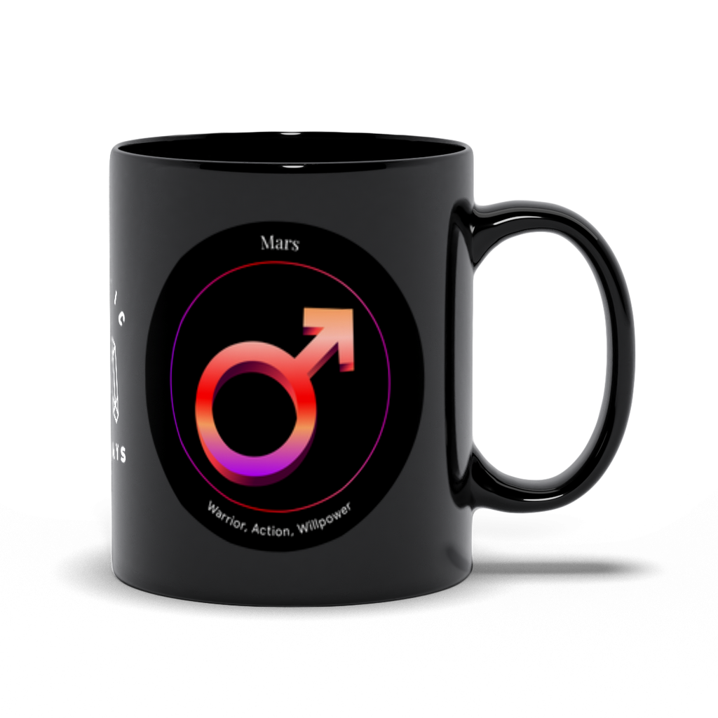 Mars Black Mug