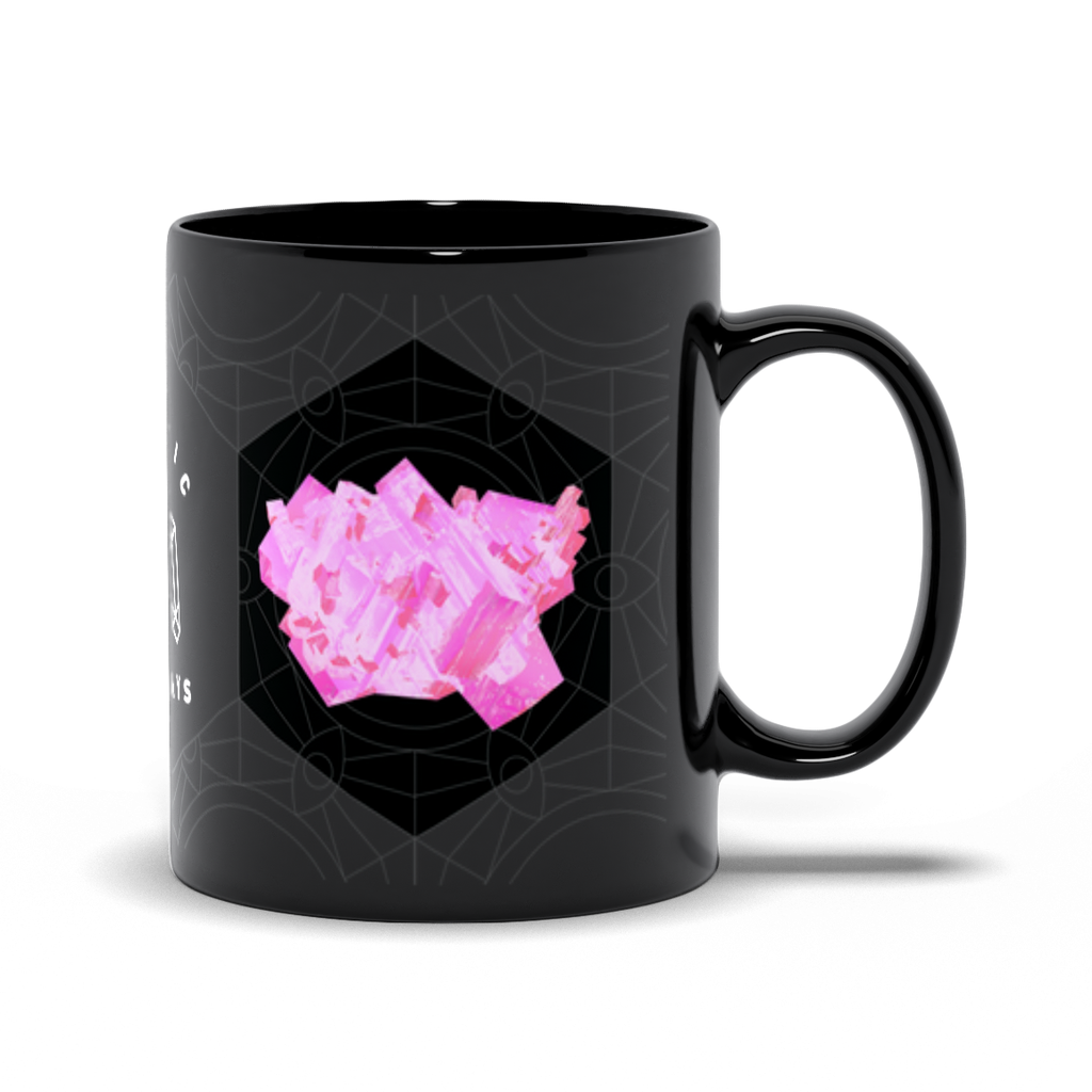 Pink Halite Black Mug