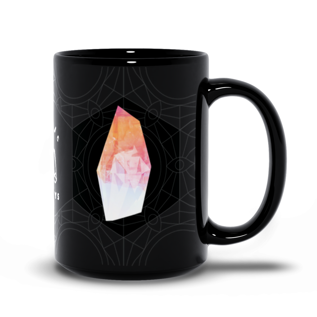 Angel Phantom Quartz Black Mug