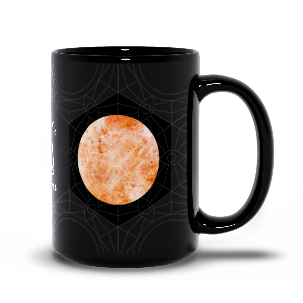 Sunstone Black Mug