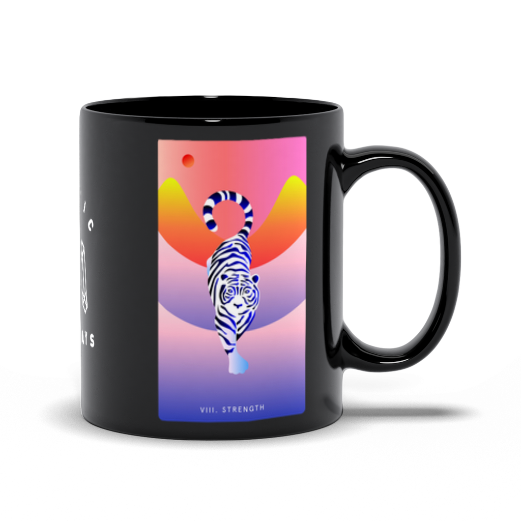 Strength Black Mug