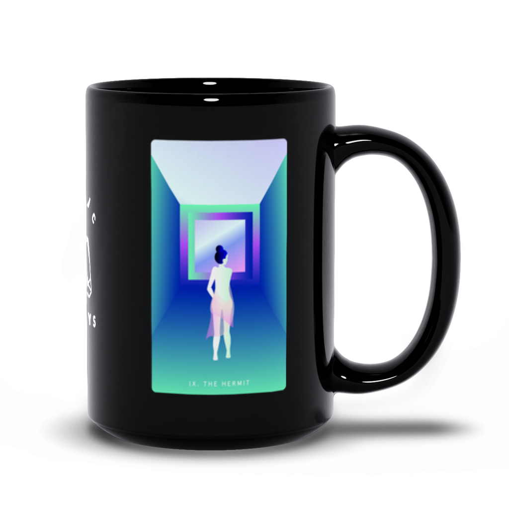 The Hermit Black Mug