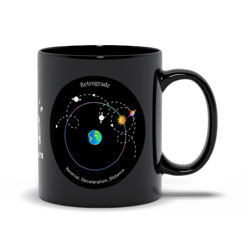 Retrograde Black Mug