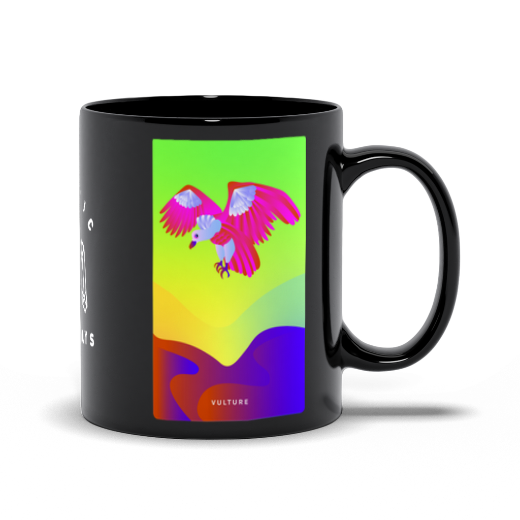 Vulture Black Mug