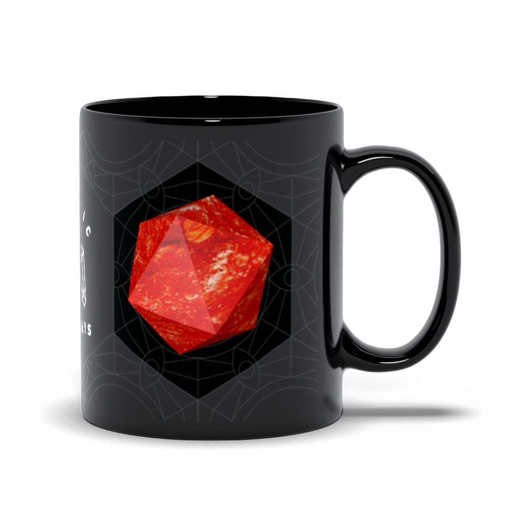 Red Jade Black Mug