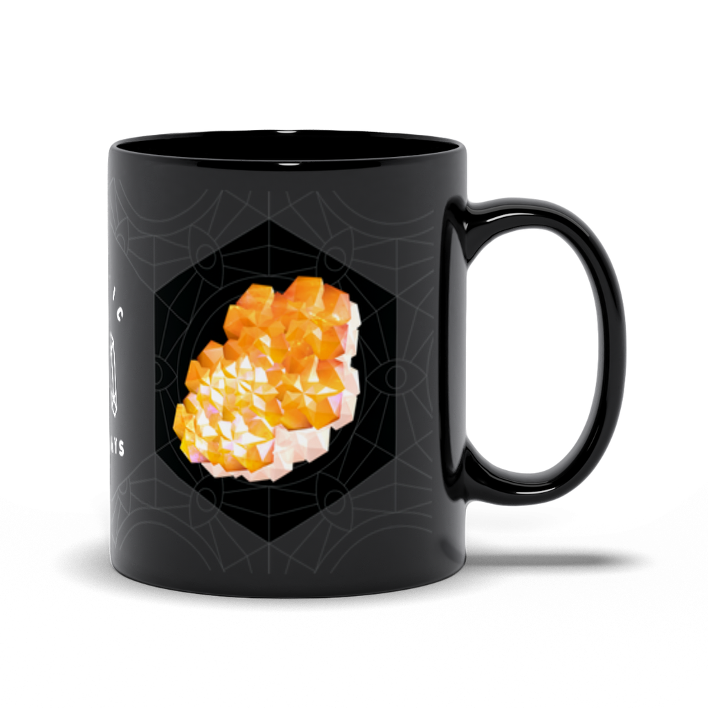 Citrine Black Mug