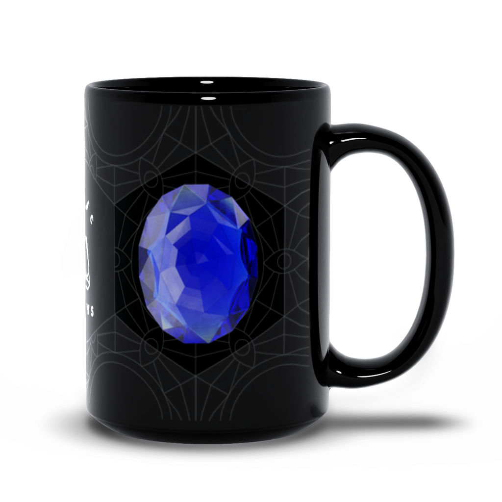 Sapphire Black Mug